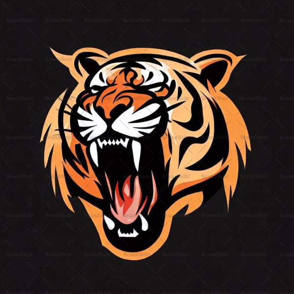 Brüllender Tiger